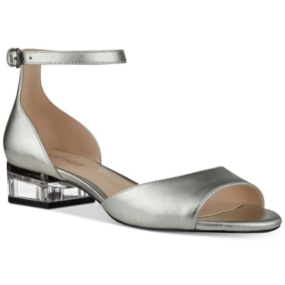 🌻 Nine West Volor Block-Heel Sandals 🌻 - Picture 1 of 8